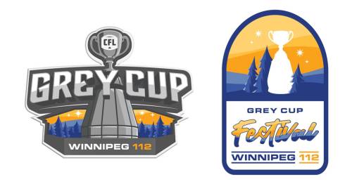 SUPPLIED
                                The 112th Grey Cup logos.
