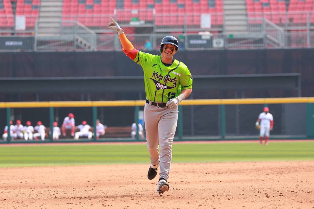 World Baseball Softball Confederation Winnipeg Goldeyes infielder Dayson Croes (above) had a monster day at the plate Tuesday for the Kane County Cougars at the Baseball Champions League Americas in Mexico City.