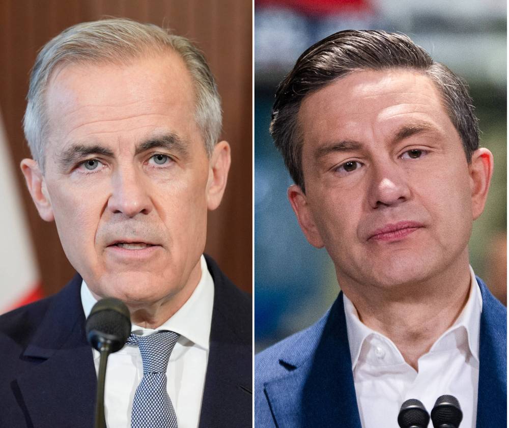 FREE PRESS FILES
Liberal Leader Mark Carney (left) and Conservative Leader Pierre Poilievre.