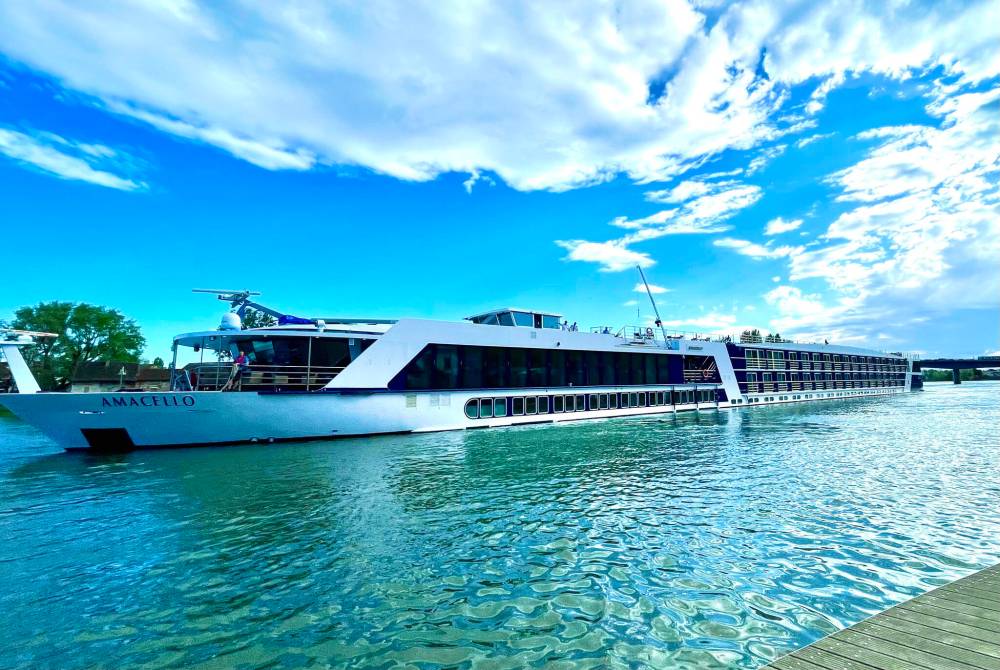 Photos by Steve MacNaull / Free Press
AmaWaterways’ 148-passenger AmaCello craft cruises the Saône River between the French cities of Dijon and Lyon.