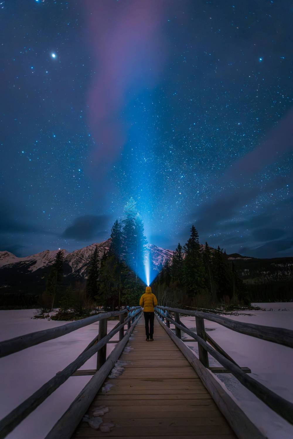 Courtesy Jasper Tourism
Situated in a dark-sky preserve, a visit to Jasper Park Lodge offers the perfect opportunity to gaze in wonder at the constellations above.