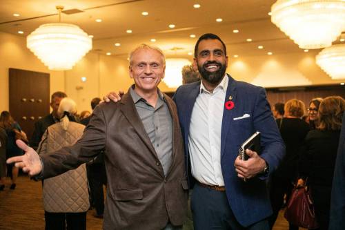 Mikaela MacKenzie/Winnipeg Free Press files
                                Obby Khan&rsquo;s first challenge as Progressive Conservative leader: deciding where his former leadership opponent, Wally Daudrich (left) fits in the PC party.
