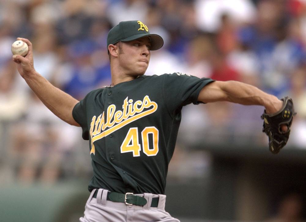 Ed Zurga / THE ASSOCIATED PRESS FILES
Harden spent 9 seasons in the majors with the Oakland A’s, Chicago Cubs and Texas Rangers.