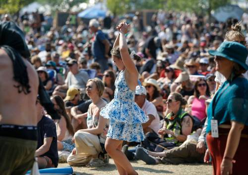JOHN WOODS / FREE PRESS
                                It’s hard not to leave the folk festival feeling a bit better about humanity.