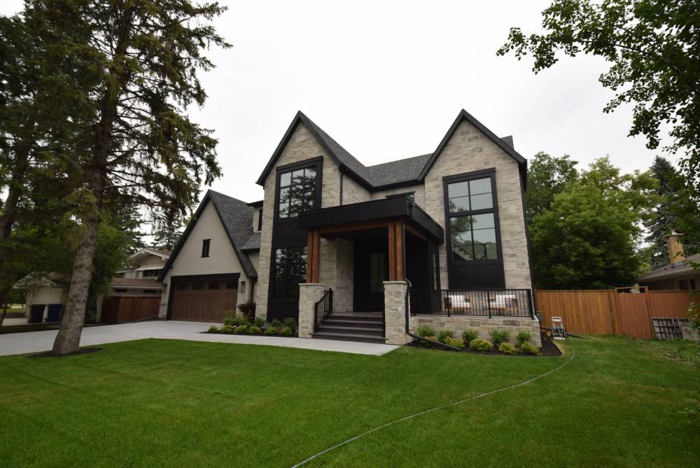 Todd Lewys photos / Free Press
The 3,511 sq. ft., two-storey infill home at 303 Boreham Blvd. in Tuxedo impresses with its luxurious livable design.