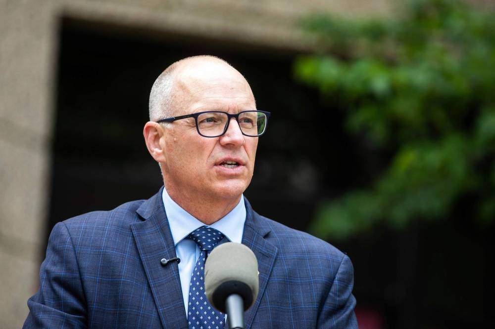 MIKAELA MACKENZIE / FREE PRESS FILES
Winnipeg Mayor Scott Gillingham plans to run for re-election to finish a series of major projects.
