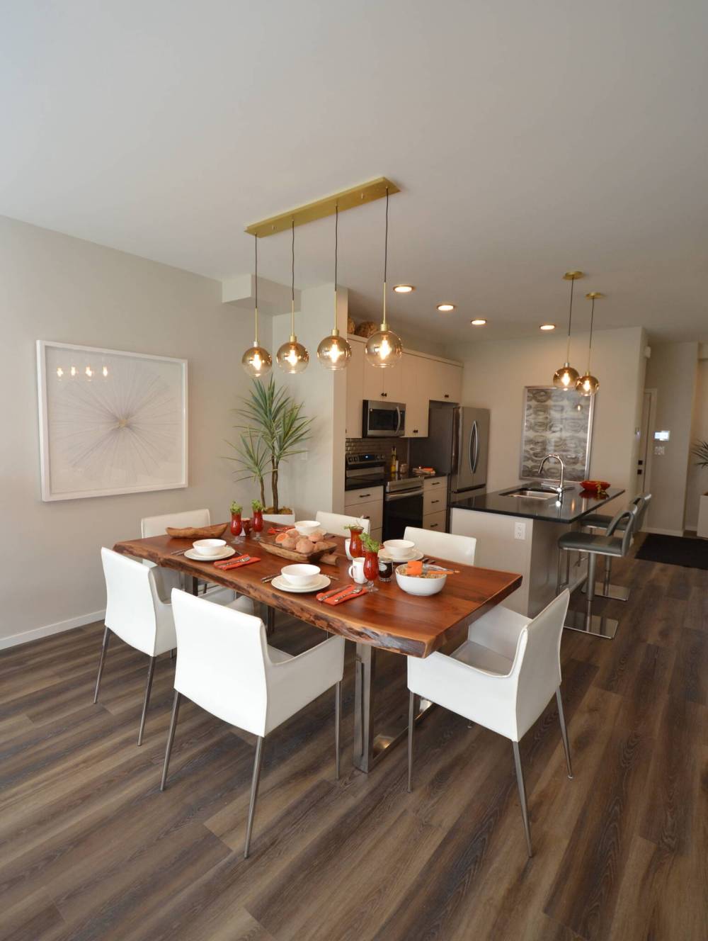 Todd Lewys / Free Press
The spacious dining area at 19 Bass Bay at Prairie Pointe is a great place to enjoy get-togethers with friends and family.