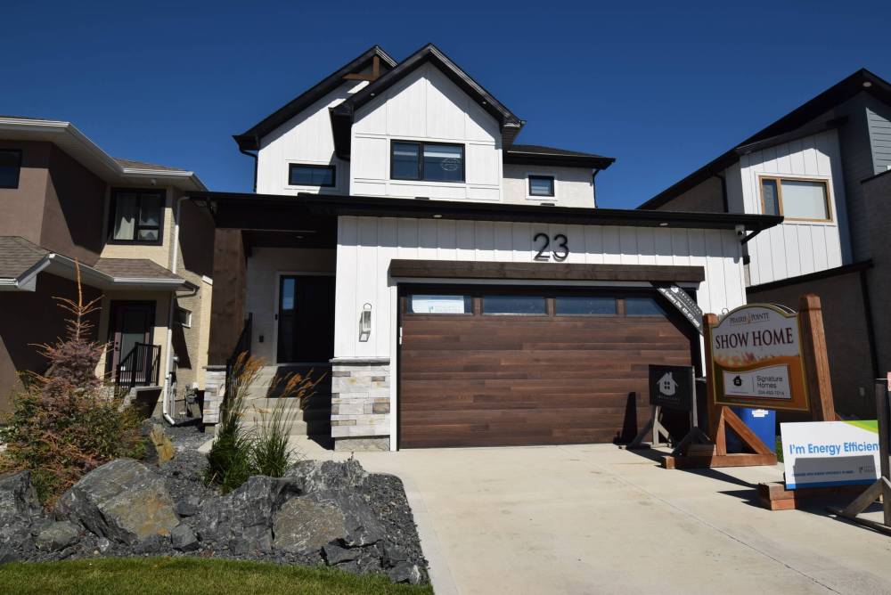Todd Lewys / Free Press
The 2,256 sq. ft., two-storey Fresco III at 23 Yaleton St. will tick all the boxes for families with its seamless blend of style and utility.