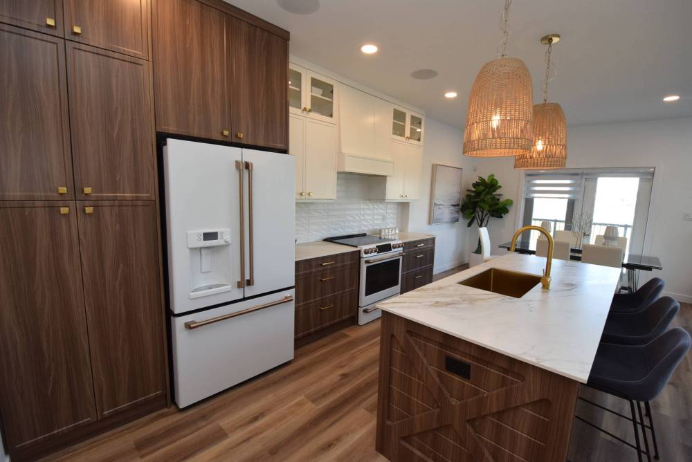 Todd Lewys / Free Press
The kitchen/dining area is an elegant space for entertaining.