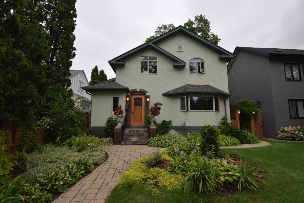 Todd Lewys photos / Free Press
The stately two-storey at 322 Queenston St. grabs your attention the minute you see it.