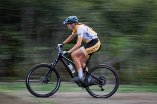 Canada Games Photo
                                Team Manitoba’s Kate Sawatsky is following in her sister’s path, participating in a bevy of high school sports on top of their shared cross-country skiing and mountain bike endeavours.