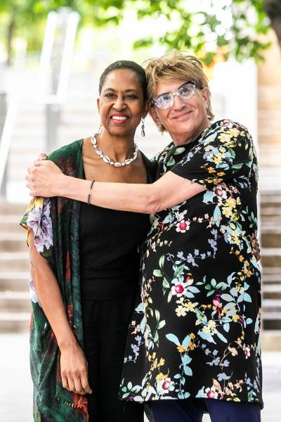 MIKAELA MACKENZIE / FREE PRESS
                                (From left) Composer Maria Thompson Corley will give musical life to Lara Rae’s autobiographical opera Dragonfly.