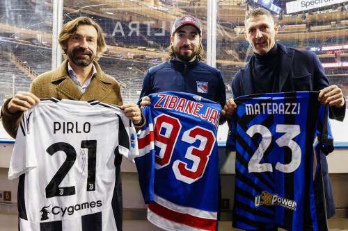 INSTAGRAM
                                The Content Collaboration Partnership between the NHL and Serie A was sparked by a viral Instagram post that showed New York Rangers’ Mika Zibanejad exchanging jerseys with Italian World Cup winners Andrea Pirlo and Marco Materazzi back in March.