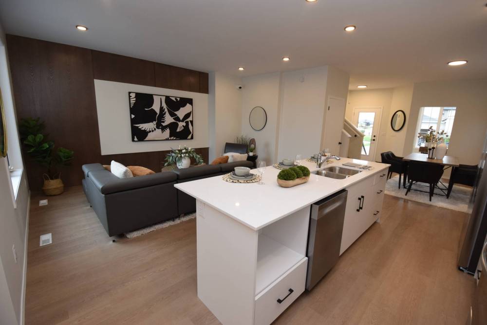There’s no shortage of space in the well-laid-out main living area.