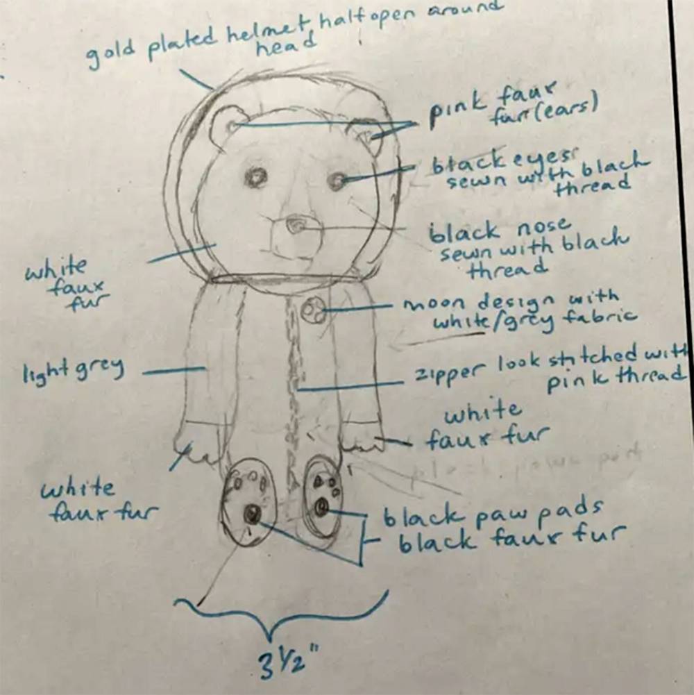 SUPPLIED
Royal School’s Luna the Polar Bear design is one of 25 finalists in a new NASA contest.