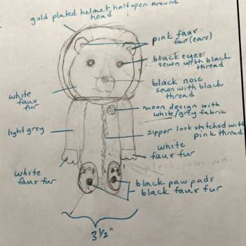 SUPPLIED
                                Royal School’s Luna the Polar Bear design is one of 25 finalists in a new NASA contest.