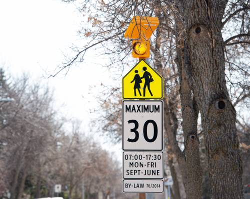 MIKE SUDOMA / FREE PRESS FILES
                                More than half of all respondents to the new CAA poll &mdash; 62 per cent &mdash; consider their local school zone to be &ldquo;very unsafe.&rdquo;