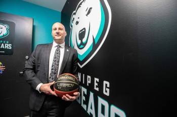 MIKAELA MACKENZIE / FREE PRESS
                                Mike Raimbault was announced as the Winnipeg Sea Bears new head coach and general manager on Thursday. Raimbault has spent three seasons with the team as an assistant coach.