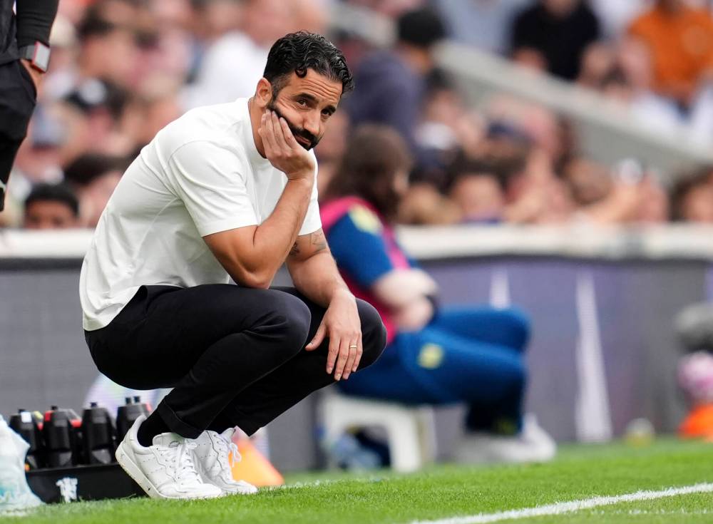 ADAM DAVY / PA VIA THE ASSOCIATED PRESS
Since Ruben Amorim was appointed manager of Manchester United last November, the Red Devils have earned fewer points than games played.