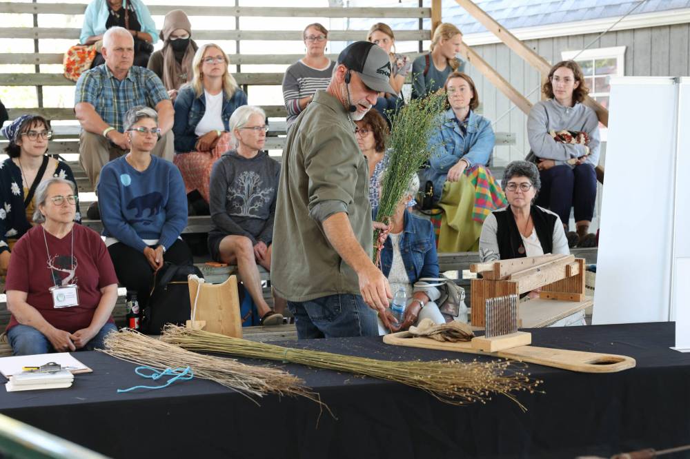 SUPPLIED
Randy Dyck of the Pembina Fibreshed will present on turning flax to linen at the thirteenth annual Manitoba Fibre Festival.