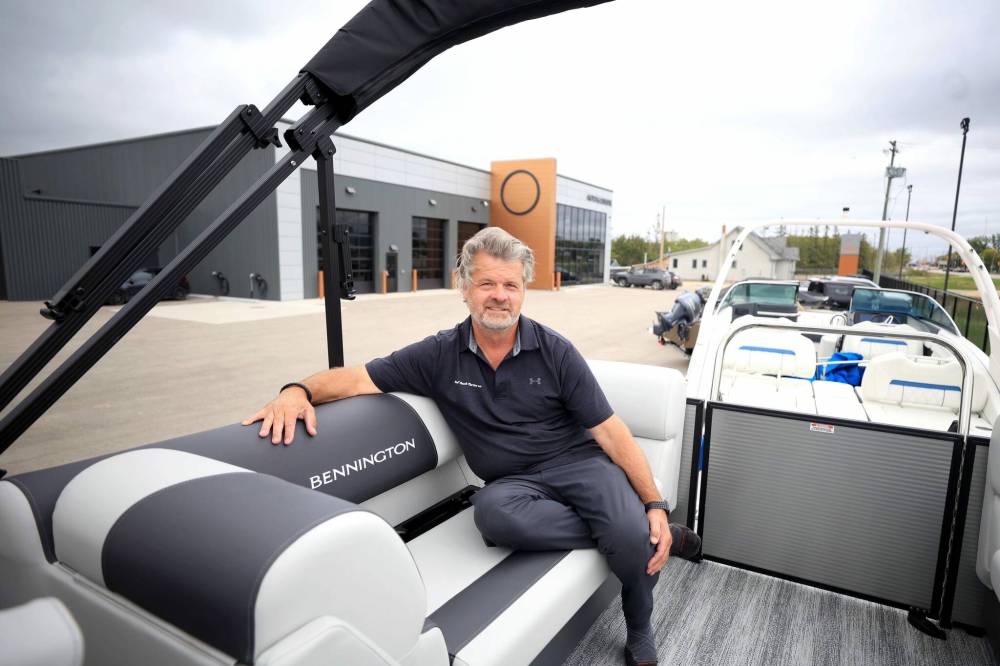 Ruth Bonneville / Free Press
‘You’re selling someone memories,’ says Kevin Henwood, co-owner of West Hawk Marine Ltd., at the company’s new location on the southwest edge of Winnipeg.