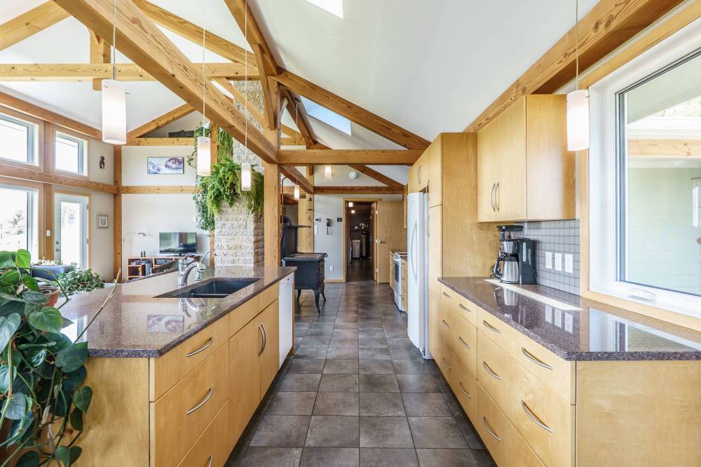 Supplied photos
The kitchen of this beautiful home in Lavenham features a wonderful mix of rustic and modern materials.
