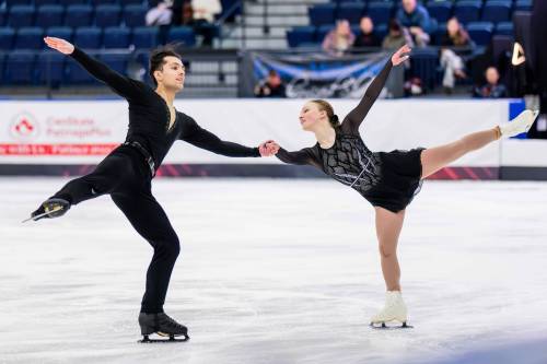 Danielle Earl / Skate Canada
                                It’s the third time in four seasons that Winnipeg duo Ava Kemp (right) and Yohnatan Elizarov have qualified for the final as one of the six top-ranked junior pairs in the world.