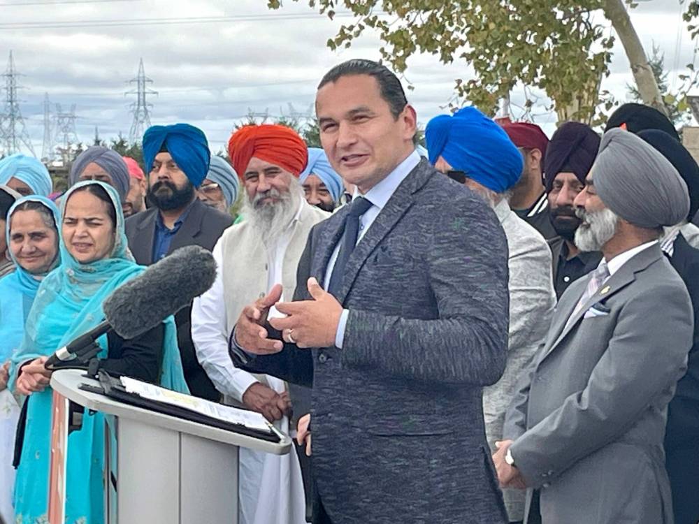 Ruth Bonneville / Free Press
Premier Wab Kinew: “Manitoba has intervened in that case at the Supreme Court to protect our province’s interests.”