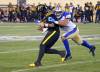 Peter Power / THE CANADIAN PRESS
                                Bombers linebacker Kyrie Wilson (right) tracks down Tiger-Cats quarterback Bo Levi Mitchell.