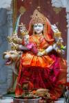 MIKE DEAL / FREE PRESS
                                The Goddess Durga murti at the St. Anne’s Road temple. The marble murtis at the Hindu Society of Manitoba temples in Winnipeg are made of marble and imported from India.