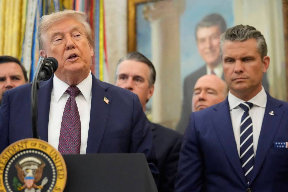 AP Photo/Mark Schiefelbein
U.S. President Donald Trump