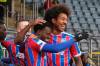 CZAREK SOKOLOWSKI / THE ASSOCIATED PRESS
                                Crystal Palace’s Eddie Nketiah (centre left) celebrates with teammate Chris Richards after scoring his side’s second goal during Conference League play Thursday.