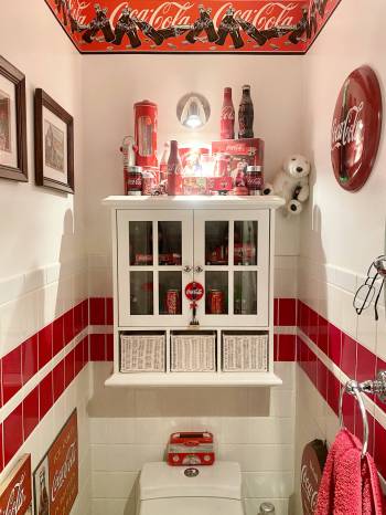 Marc LaBossiere photos / Free Press
                                The “Coca-Cola Bathroom,” as first showcased in a December 2016 Reno Boss column.