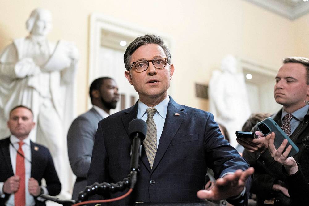 Jose Luis Magana / The Associated Press files
U.S. Speaker of the House Mike Johnson