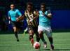 JOHN WOODS / FREE PRESS FILES
                                Valour FC’s captain Raphael Ohin (left) defends against Pacific FC’s Yann Toualy the last time the two clubs met. Valour hosts its final home game of the regular season Saturday against the Halifax Wanderers before concluding the season on the road against Pacific on Oct. 18.