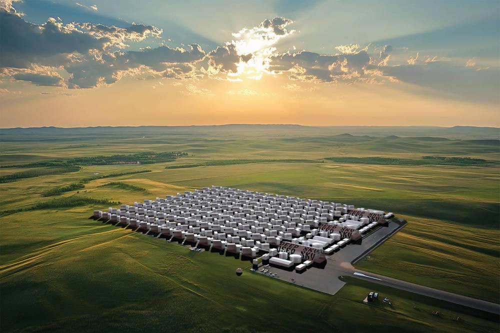 SUPPLIED
A rendering of Deep Sky’s 500,000-tonne carbon removal site in southwestern Manitoba.