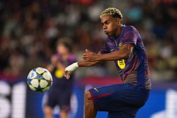 Emilio Morenatti / The Associated Press files
                                The 18-year-old Barcelona and Spain megastar, Lamine Yamal, has barely had a break in two years and has been taking painkillers to keep him going.