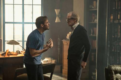Amazon Studios
                                In Lazarus, Sam Claflin (left) is a psychiatrist who sees ghosts, including his dad (Bill Nighy).