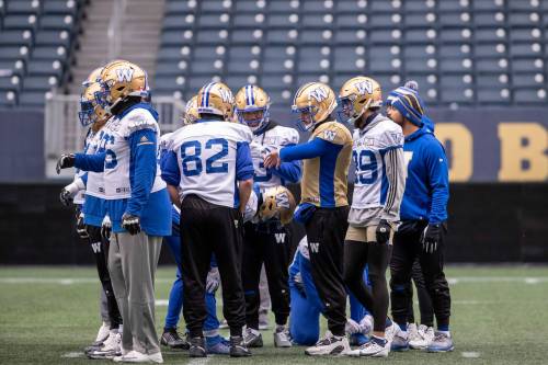 BROOK JONES / FREE PRESS FILES
                                The Winnipeg Blue Bombers are still in control of punching their ticket to the post-season, owning the series tiebreaker over the Edmonton Elks.