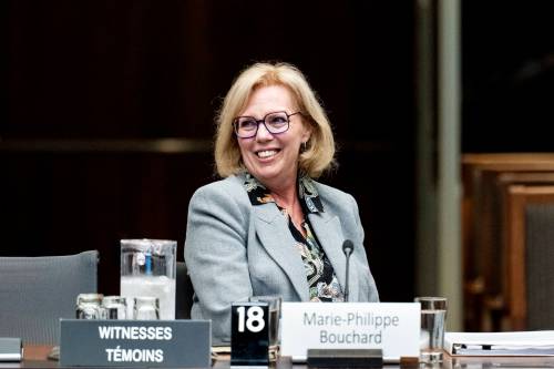 Spencer Colby / The Canadian Press
                                Canadian Broadcasting Corporation president and CEO Marie-Philippe Bouchard