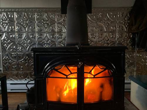 Russell Wangersky/Free Press
                                The woodstove at work.