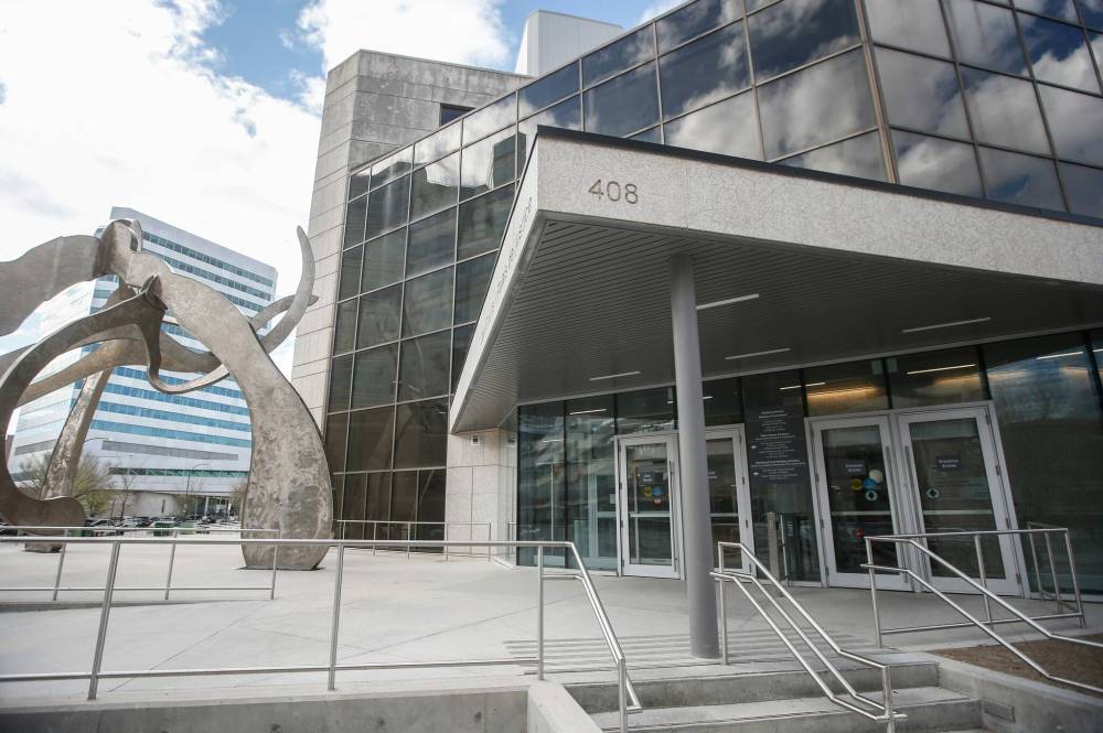 John Woods / THE CANADIAN PRESS FILES
                                The Manitoba Law Courts building in Winnipeg.