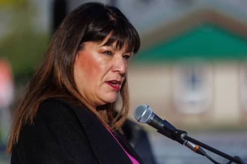 MIKE DEAL / FREE PRESS FILES
                                Addictions Minister Bernadette Smith said the centre at 190 Disraeli Fwy. would be running Saturday if the legislation had passed in time.