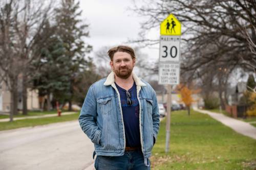 BROOK JONES/FREE PRESS
                                Ryan Palmquist was motivated to mount a 2022 campaign for Ward 3 trustee in the Louis Riel School Division after tragic crosswalk deaths.