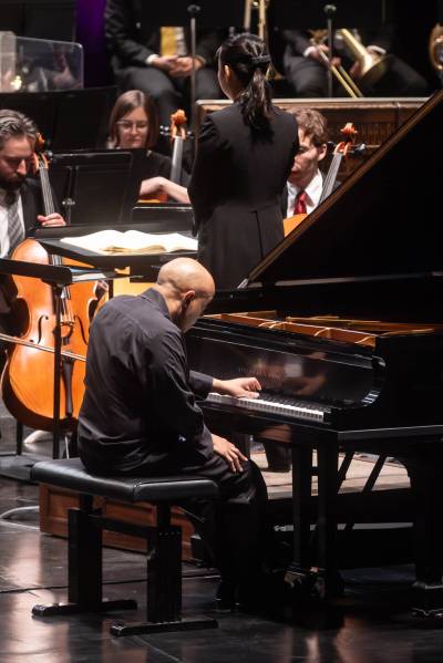 Matt Duboff photo
                                Pianist Stewart Goodyear was especially masterful in Ravel’s Piano Concerto for the Left Hand.
