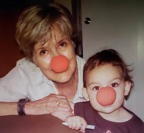 SUPPLIED
                                Grace, seen here with her granddaughter, was always having fun with the kids.