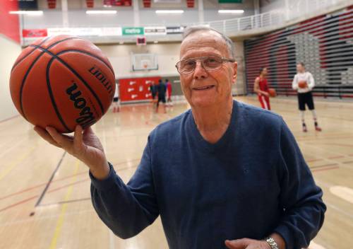 WAYNE GLOWACKI / FREE PRESS FILES
                                Vic Pruden, the founder of the Wesmen Classic and of the Wesmen women’s program at the University of Winnipeg, has been honoured by Basketball Manitoba with a basketball bursary intended to assist graduating high school student-athletes committed to the U of W, Brandon University or the University of Manitoba.