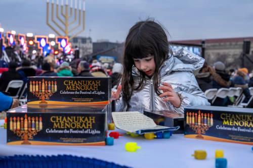 Jacquelyn Martin / The Associated Press files
                                A hanukkiyah is an eight-branched candelabrum or menorah that is lit every night of the eight-day holiday.