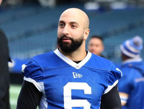 Ruth Bonneville / FREE PRESS FILES
                                Winnipeg Blue Bombers&rsquo; Redha Kramdi inked a two-year contract extension with the club on Tuesday.