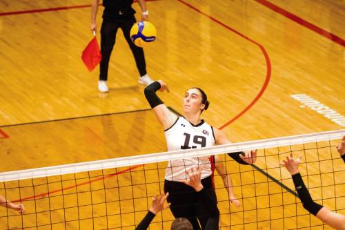 David Larkins / Wesmen Athletics
                                University of Winnipeg Wesmen middle Grace Vallis said she&rsquo;s looking forward &lsquo;to be able to play in front of friends and family&rsquo; at the Wesmen Classic. The annual tournament runs from Dec. 28-30 at the Duckworth Centre.